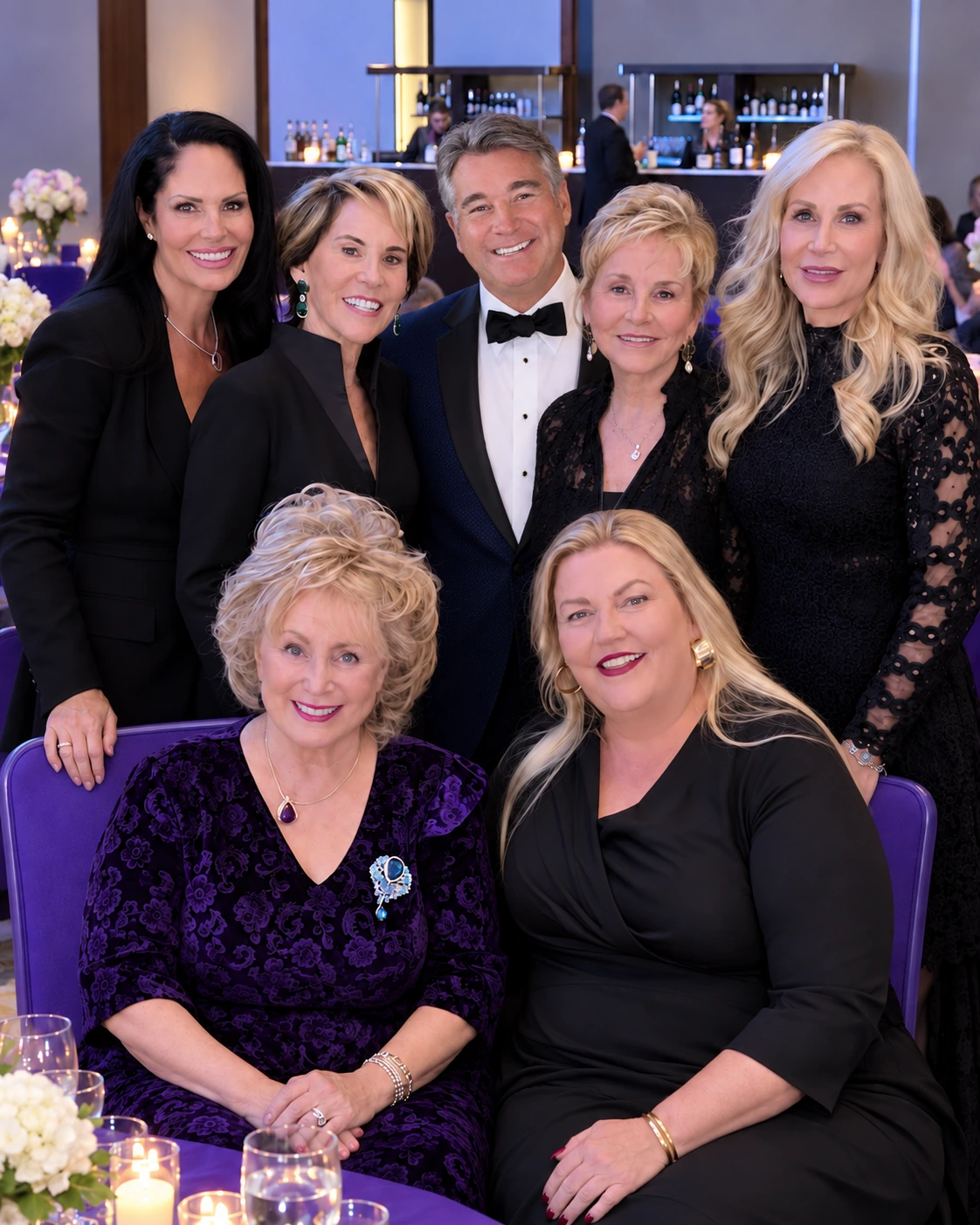 Group portrait of the TCF board and advisor with seven people.